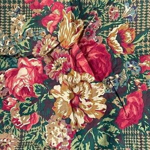 Vintage Ralph Lauren Catherine Dark Houndstooth Tailored Standard Sham 23x28in